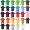 t shirt color chart - Bruce Springsteen Shop