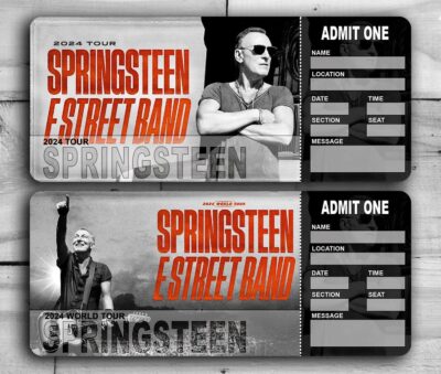 Ticket Information 1 - Bruce Springsteen Shop